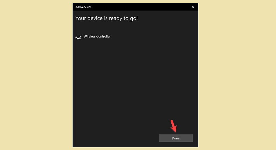 How to connect the PS4 controller to a computer Picture 11