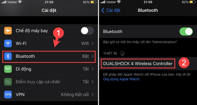 How to connect the PS4 controller to a phone Picture 7