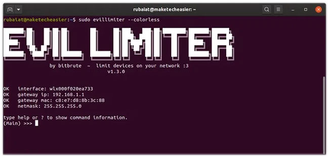 How to control WiFi network in Linux using Evillimiter Picture 6