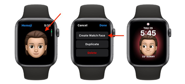 How to create and use Memoji on Apple Watch Picture 4