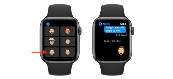 How to create and use Memoji on Apple Watch Picture 6