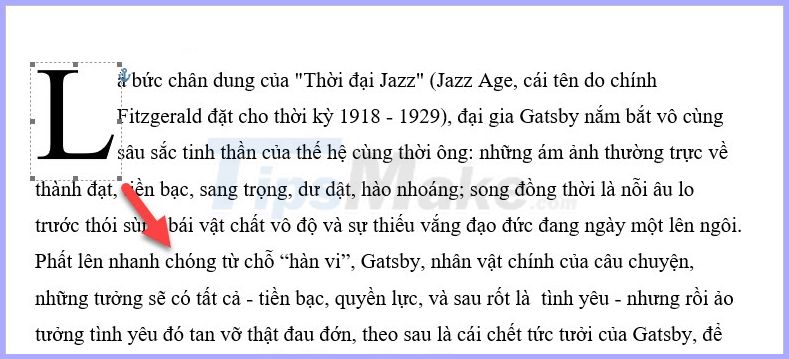 How to create Drop Cap in Word Picture 5