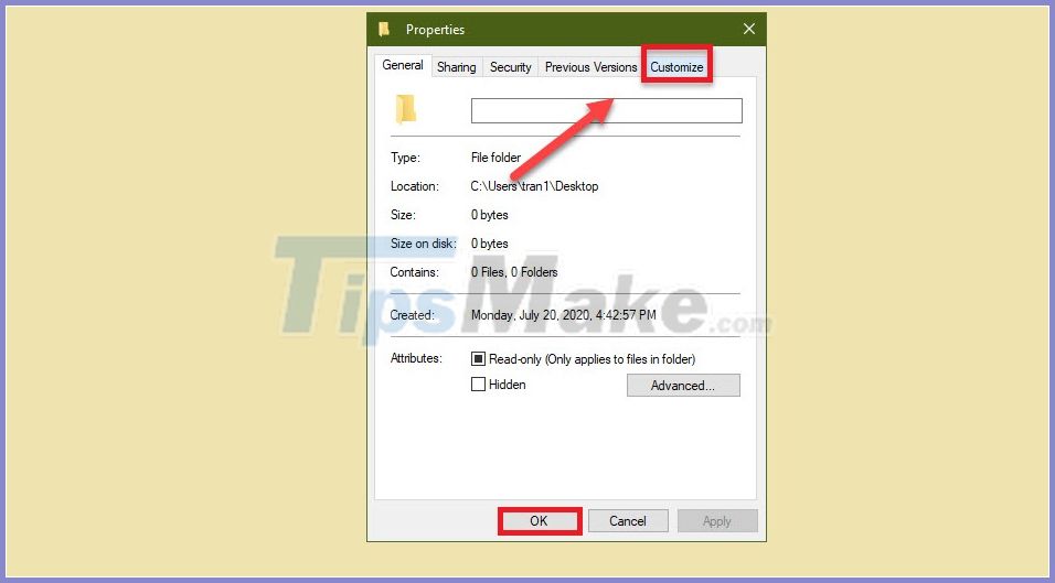 Picture 5 of How to create hidden folders on Windows 10