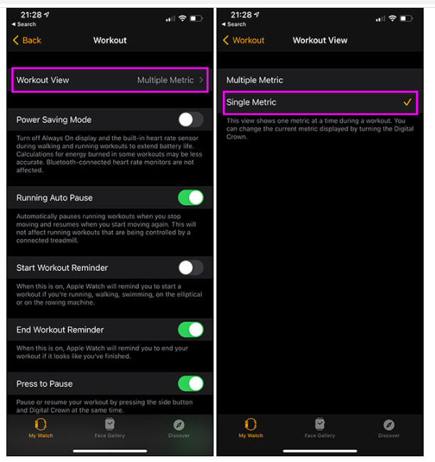 How to customize training stats on Apple Watch Picture 5