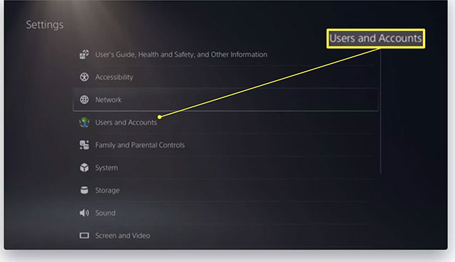 How to delete user account on PS5 Picture 2