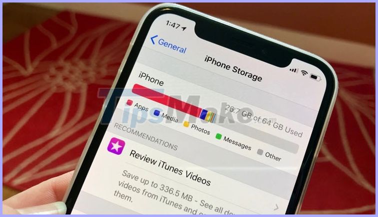 How to delete virtual storage on iPhone, free up iPhone memory Picture 1