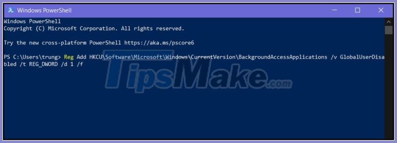How to disable applications running in the background on a Windows 10 computer Picture 12