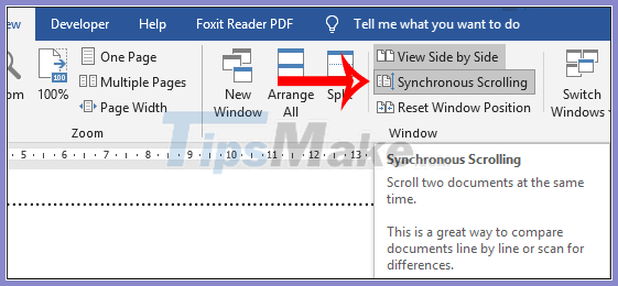 How to duplicate Word documents for comparison - TipsMake.com