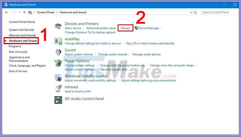 How to enable automatic turn off the touch mouse when connecting a mouse to a laptop Picture 4