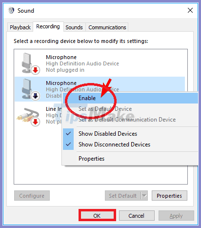 Picture 3 of How to enable microphone in Windows 10