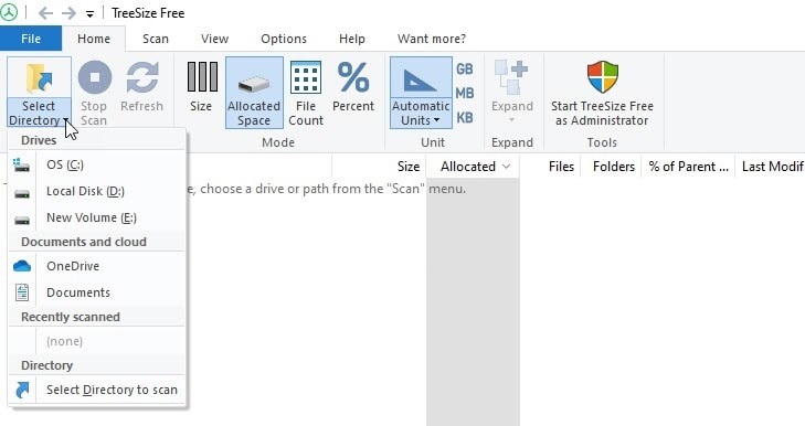How to find files / folders taking up a large capacity on Windows Picture 8