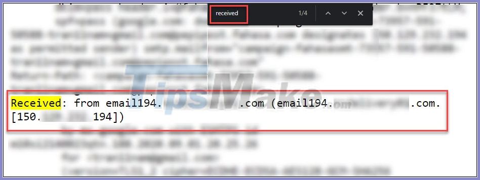 How to find the original IP address of Email Picture 7