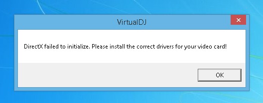 directdraw init failed windows 10