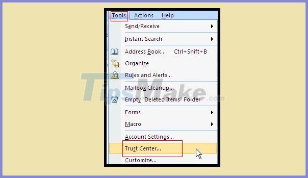 How to fix the error of not showing pictures in Outlook Picture 5