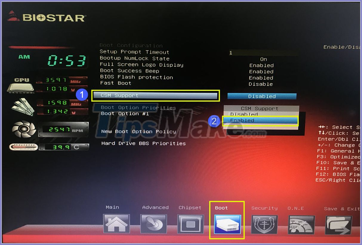 How to fix the error of the computer not receiving USB Boot Picture 3