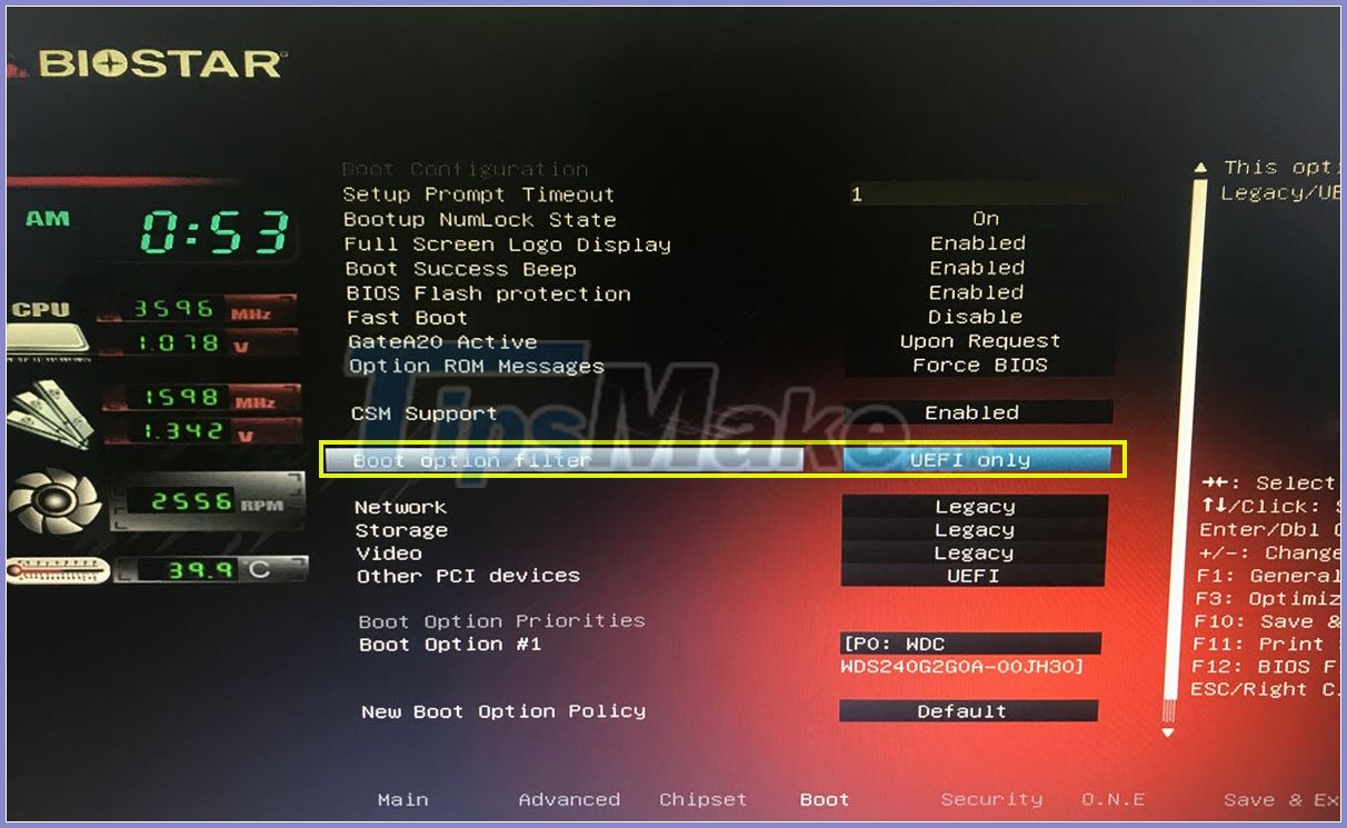 How to fix the error of the computer not receiving USB Boot Picture 4