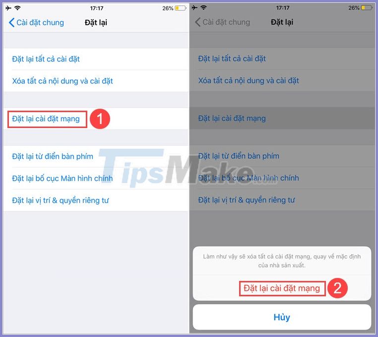 How to fix the error that iPhone receives Wifi but cannot access the Internet Picture 11