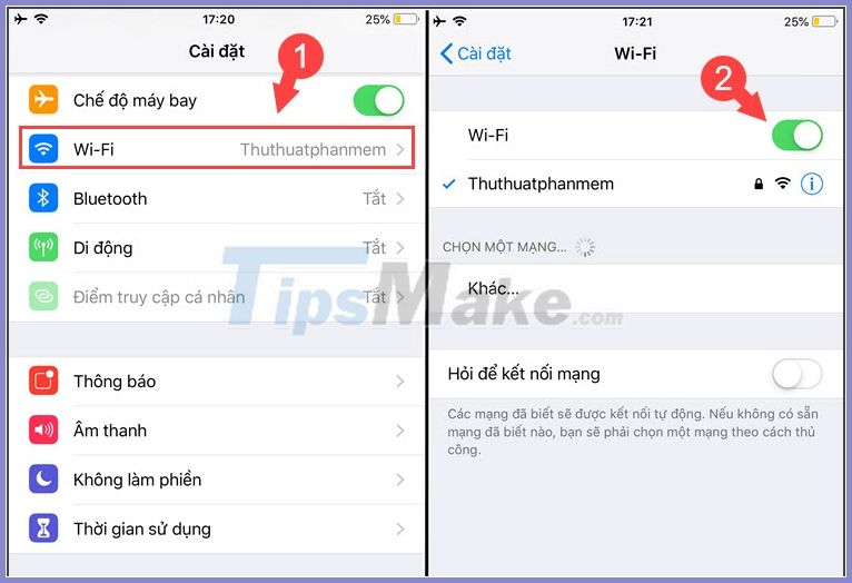 How to fix the error that iPhone receives Wifi but cannot access the Internet Picture 2