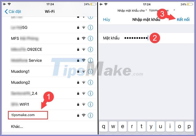 How to fix the error that iPhone receives Wifi but cannot access the Internet Picture 6