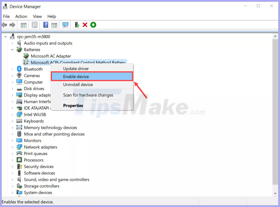 How to fix the missing battery icon on the Windows 10 Taskbar Picture 9