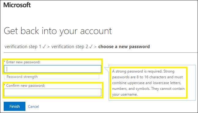 How to get an Office 365 password Picture 3