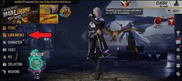 How to get Pajamas Saitama costume in Free Fire Picture 1