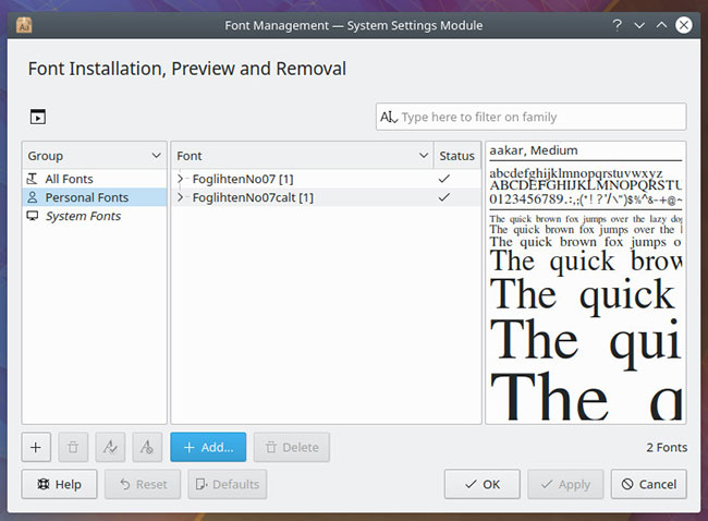 How to Install and Use Fonts in Linux Picture 2