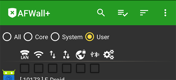 How to install and use the AFWall + Android firewall Picture 5