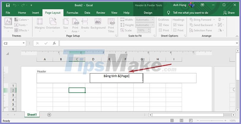 How to number pages in all versions Excel (update 2020) Picture 2