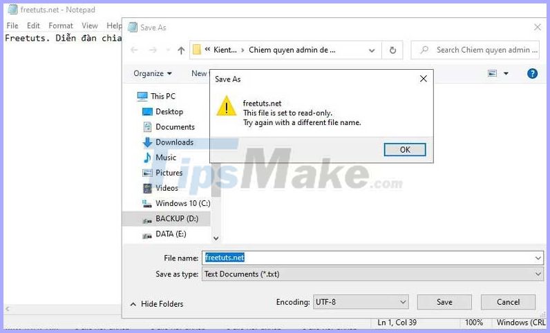 How to open the hosts file with Admin rights - Apply to open the file system Picture 13