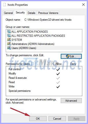 How to open the hosts file with Admin rights - Apply to open the file system Picture 8