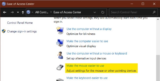 How to prevent mouse from automatically clicking or selecting when you move the cursor in Windows 10 Picture 1