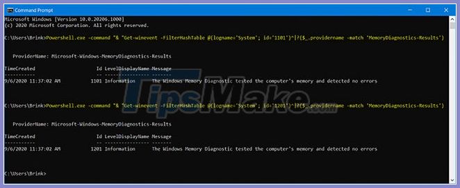 How to read the results of the Memory Diagnostics Tool in Event Viewer on Windows 10 Picture 5