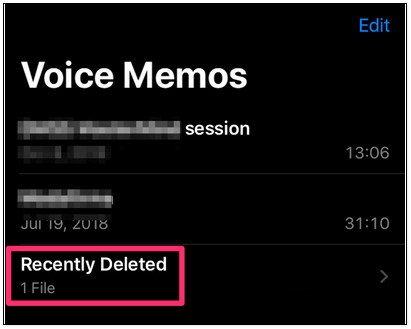 How to recover audio files on iPhone Picture 2