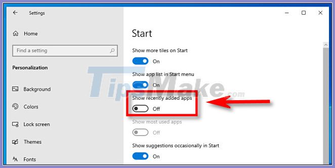 How to remove recently added apps from the Windows 10 Start menu Picture 5