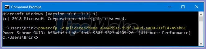 How to restore missing default power plans in Windows 10 Picture 1