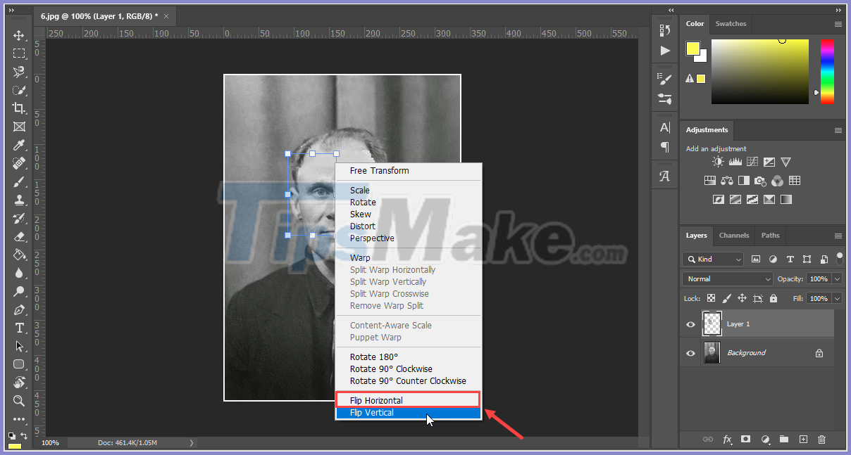How to restore old photos in Photoshop Picture 6