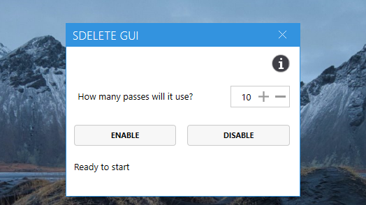 How to securely delete files using the SDelete GUI Picture 5