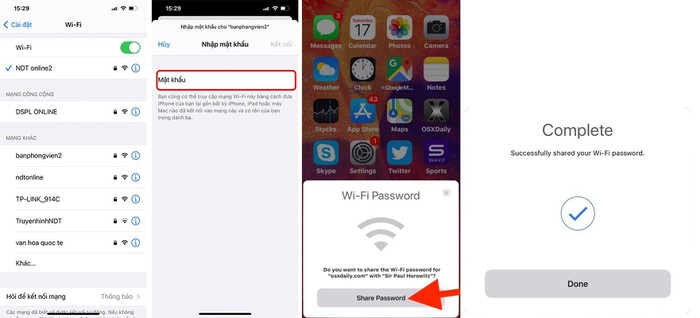 How to share wifi password on iOS easily and quickly Picture 4