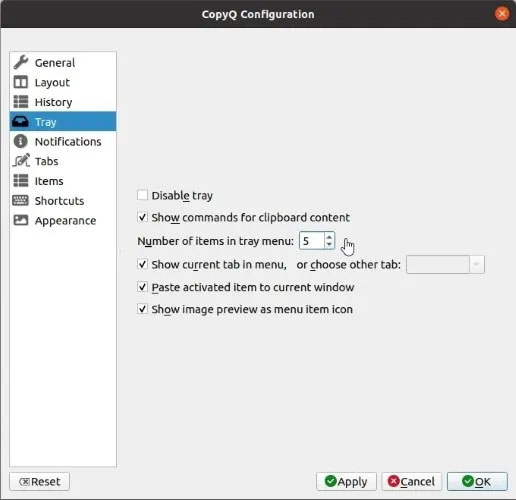 How to speed up clipboard with CopyQ Picture 2