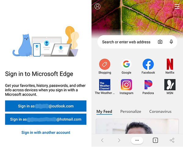 How to synchronize web browser between phone and computer Picture 4