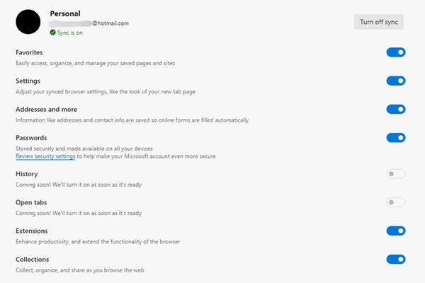 How to synchronize web browser between phone and computer Picture 5