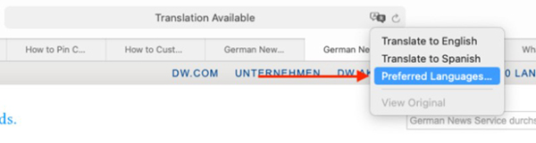 How to translate web pages on Safari on Mac Picture 6
