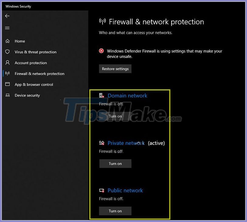 How to turn off firewall on Windows 7,8,10 Picture 14