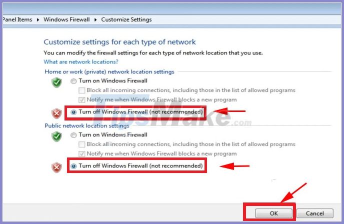 How to turn off firewall on Windows 7,8,10 Picture 7