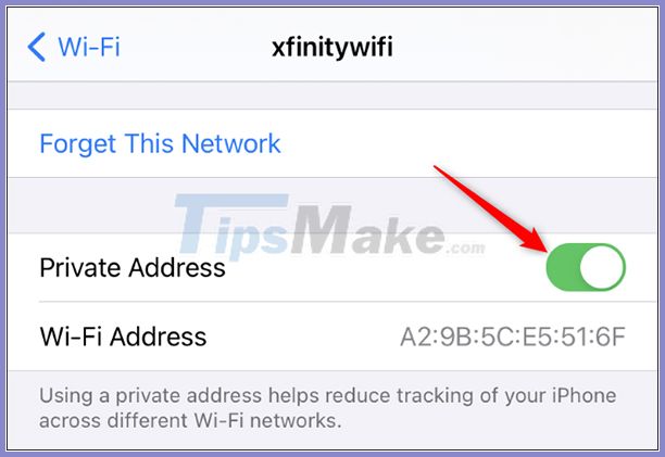 How to turn off private Wi-Fi MAC addresses on iPhone Picture 3