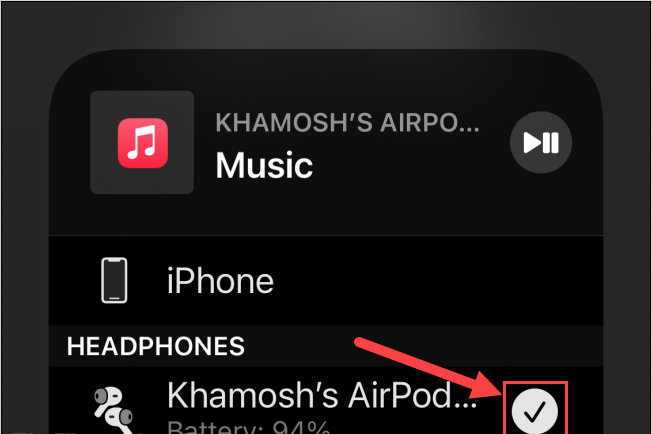 How to turn on noise cancellation of AirPods Pro headphones Picture 3