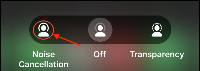 How to turn on noise cancellation of AirPods Pro headphones Picture 6