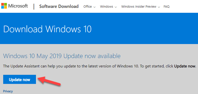 How to upgrade to the latest Windows 10, Update Win! Picture 7
