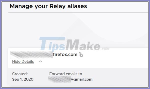 How to use Firefox Relay to create virtual email Picture 3